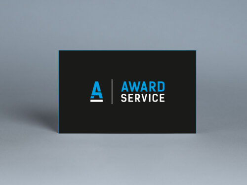 Logoentwicklung und Corporate Design für Award Service – Entwicklung einer visuellen Markenidentität