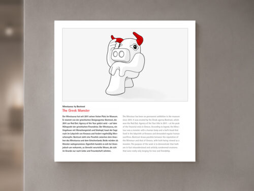 Konzeption und Gestaltung von Illustrationen und zugehöriger Beschilderung mit Fokus auf Typografie, Editorial Design, Satz.