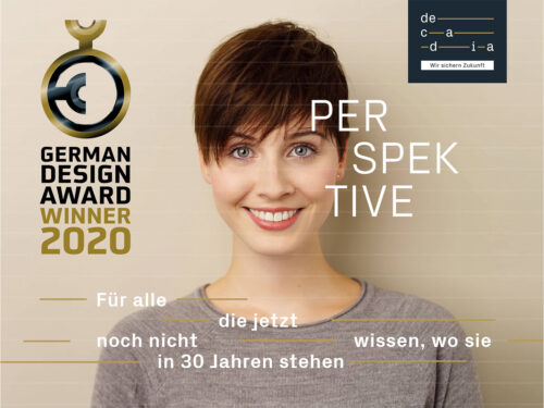 Corporate Design Refresh und Kampagnengestaltung für Decadia – Roll-up, Editorial Design und visuelle Markenkommunikation