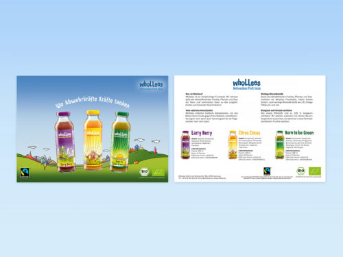 Branding, Packaging Design und illustrative Etikettengestaltung für eine Getränkemarke